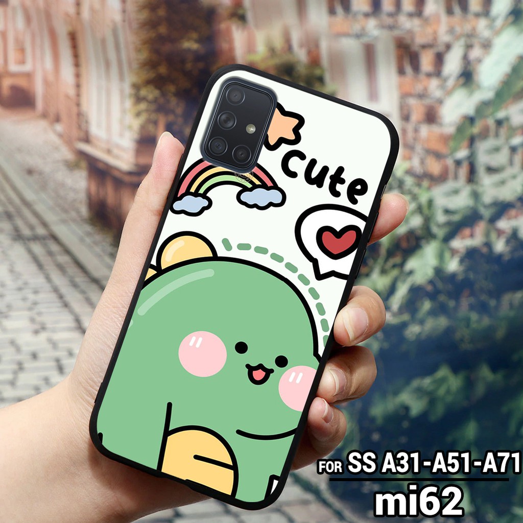 Ốp lưng SAMSUNG GALAXY A31 - A51 - A71 - M51 - A12 in hình chú khủng long nhỏ siêu xinh