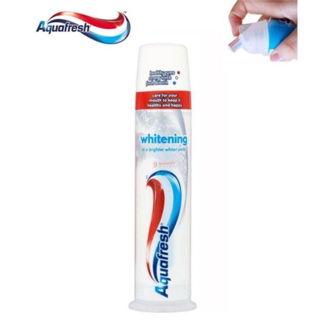 KEM ĐÁNH RĂNG AQUAFRESH ỐNG - UK