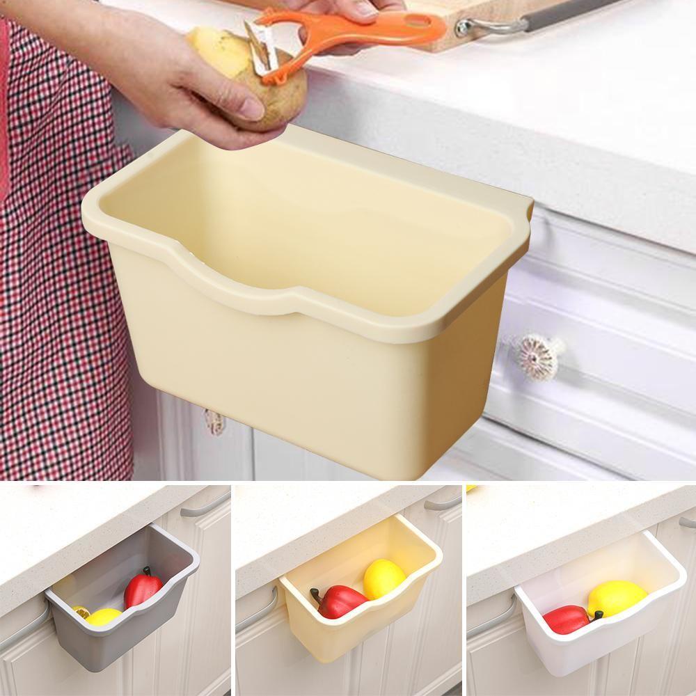 Thùng Đựng Rác Có Móc Treo Tiện Dụng Cho Nhà Bếp / Phòng Tắm