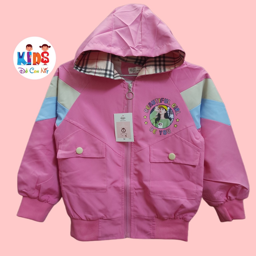 Áo khoát dù phong cách Hàn quốc cho bé gái - Áo khoát trẻ em