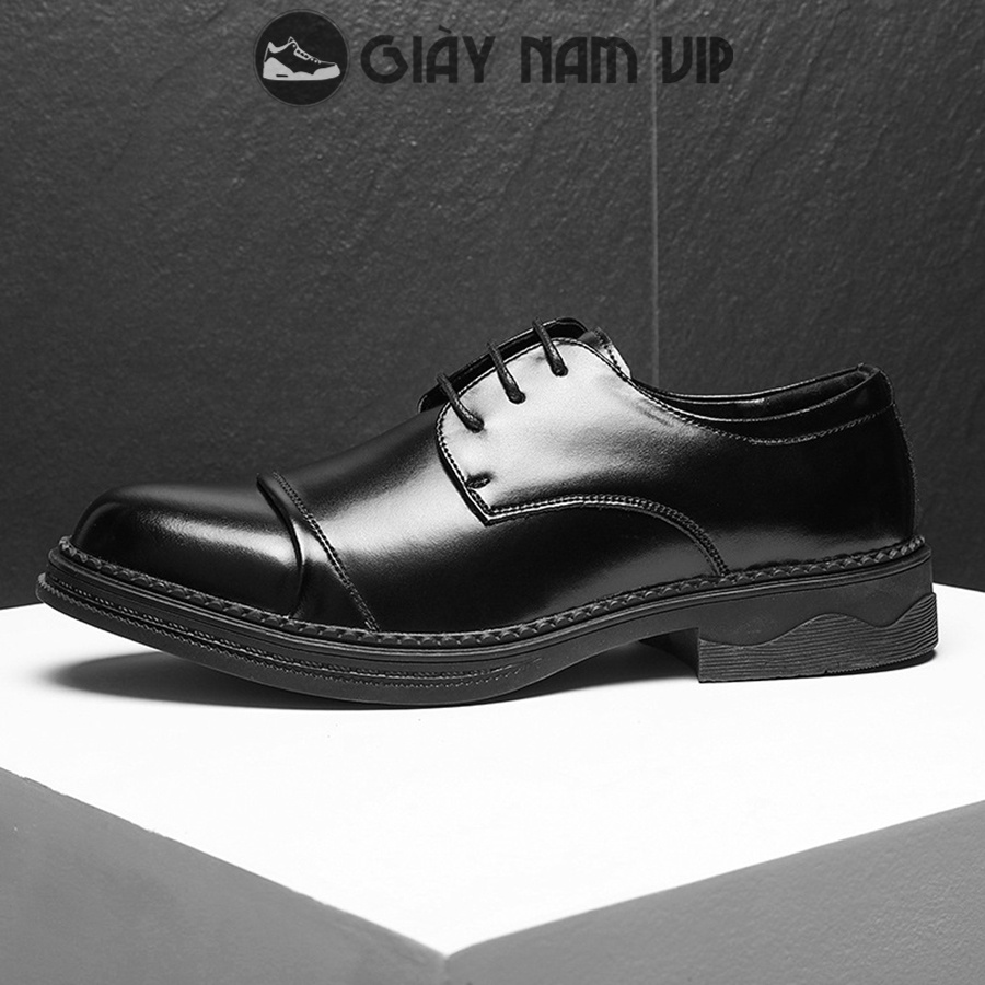 Giày Đốc Nam Hàn Quốc Da Bóng Cao Cấp Da Bò Thật GIAYNAMVIP Giầy Nam Công Sở Đẹp Sành Điệu GD20