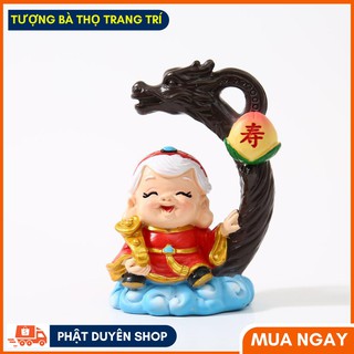 Tượng thần thọ Bà trang trí - Để trên oto may mắn