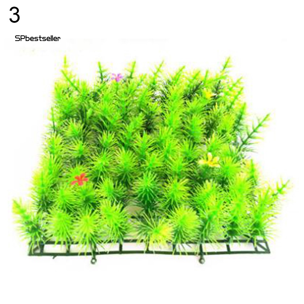 Thảm cỏ nhân tạo dùng để trang trí bể cá