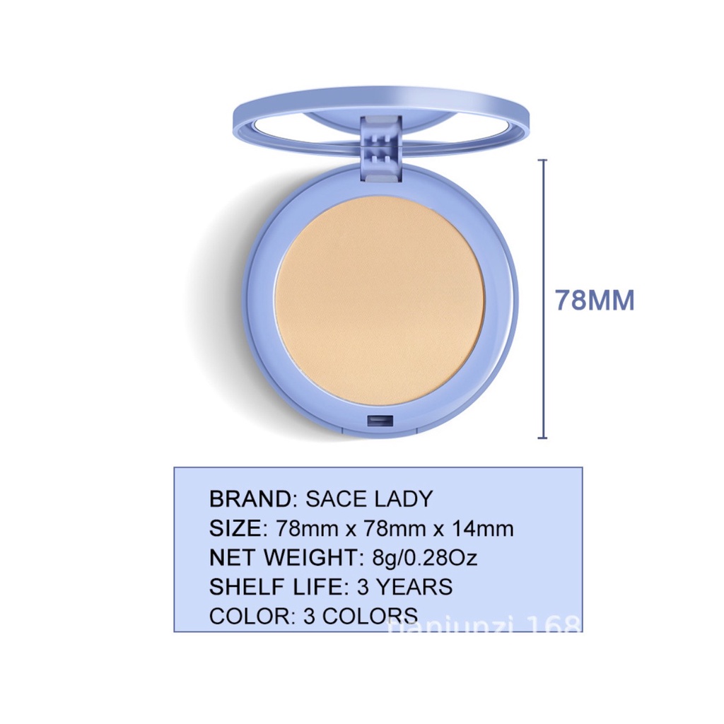 Phấn Phủ kiềm dầu SACE LADY Lâu Trôi Không Phai Màu 01 tone sáng