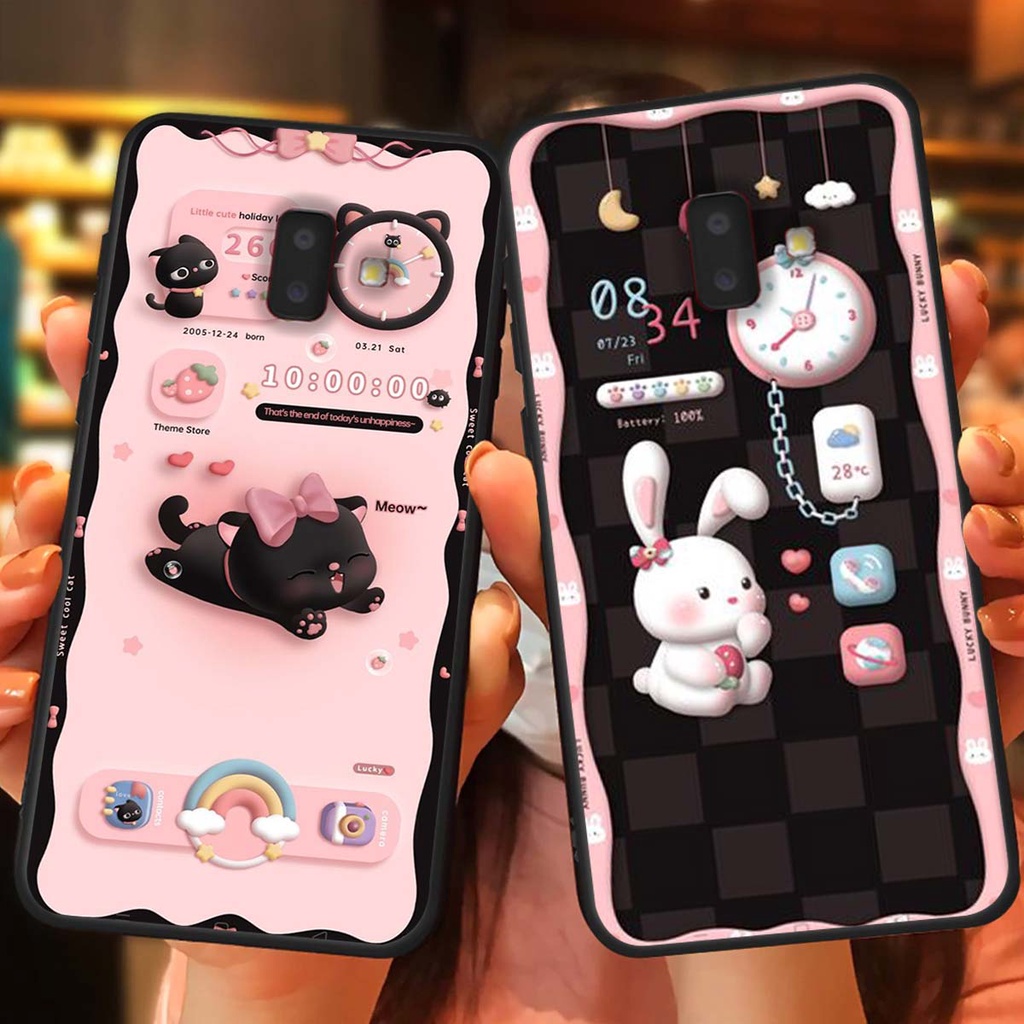 Ốp Samsung J6 2018 / J6 Plus / J6+ in hình gấu cute dễ thương , hình cute đẹp vui nhộn đáng yêu