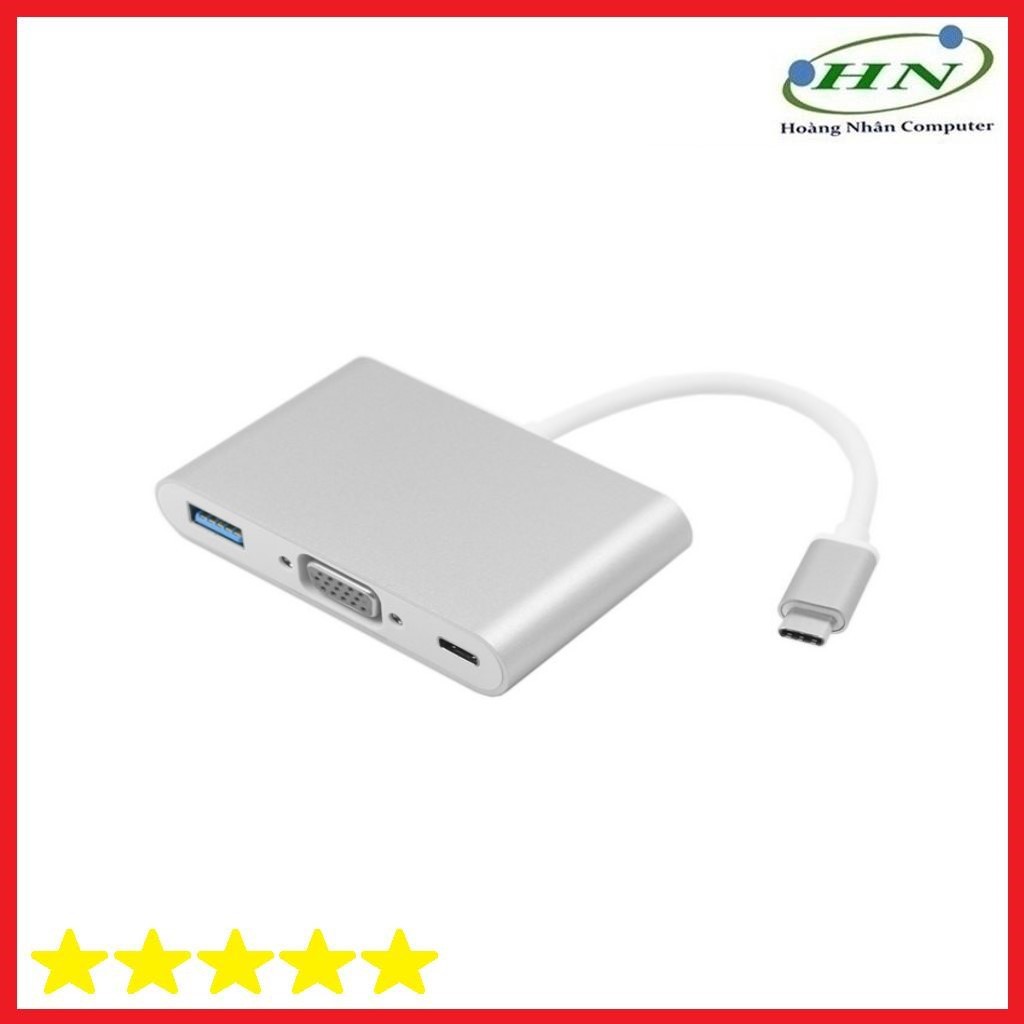 Cáp Chuyển Type-C ra USB 3.0/VGA/Type-C