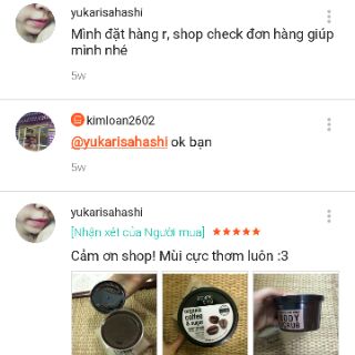 Tẩy da chết Organic Shop