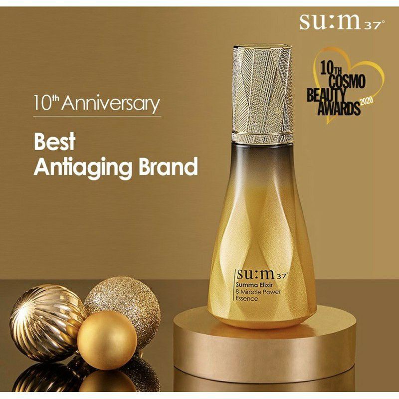 10 góiTinh chất vàng Sum Summa Elixir 8- Serum Miracle Power Essence se khít lông dưỡng ẩm tái sinh da
