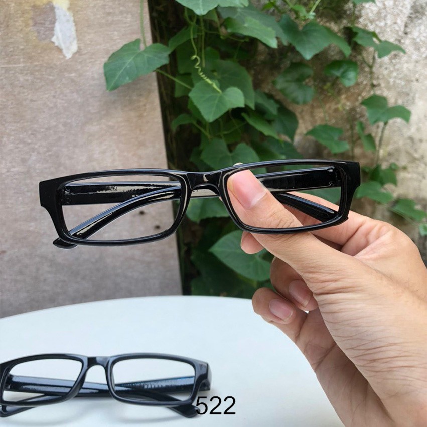 MẮT KÍNH KHÔNG TRÒNG GIẢ CẬN 522 FORM VUÔNG THỜI TRANG