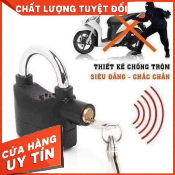 [ Bán Lẻ Giá Sỉ ] Khóa Chống Trộm, Khóa Cửa, Xe Máy, Tủ Cho Gia Đình Có Còi Hú Báo Động, Chống Cắt An Toàn Tuyệt Đối