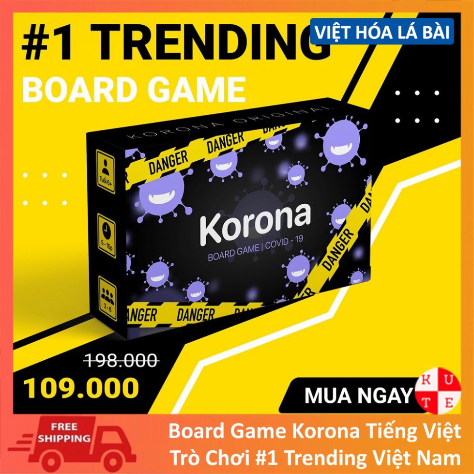 Board Game Korona Việt Hóa Lá Bài KRN