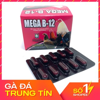 B12 mega dinh dưỡng cho gà đá 1 vỉ 10 viên