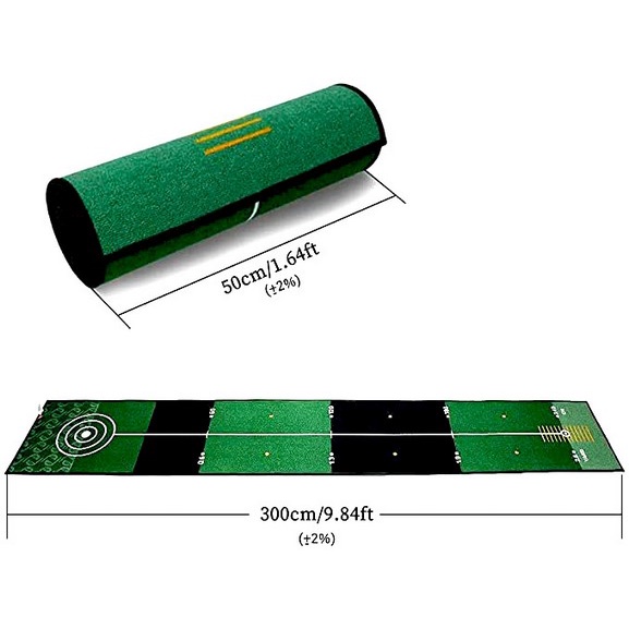 Bảo hành 12 tháng - Loại 1 - Thảm putt cải thiện kỹ năng khoảng cách cho người chơi GOLF