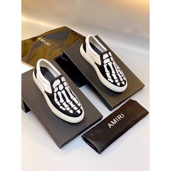 [ Full Box ] Giày Slipon Amiri Xương đế Cao Su - Giày Slipon Nam | BigBuy360 - bigbuy360.vn