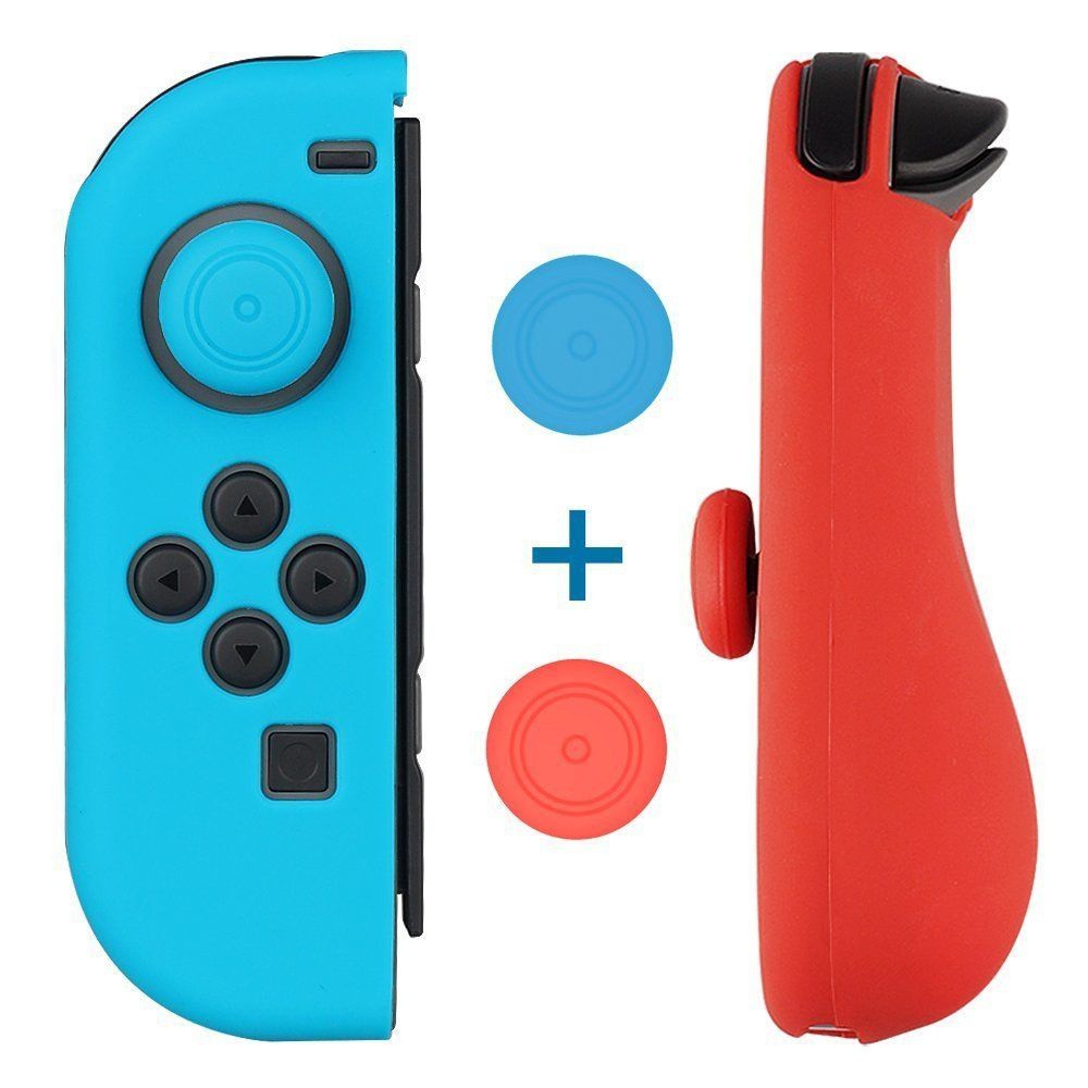 Vỏ Silicon Chống Trượt Trái Phải Bọc Tay Cầm Chơi Game Switch