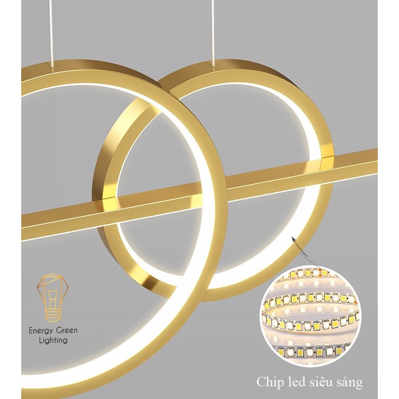 Đèn Thả 4 Bóng Energy Green Lighting DGT-1500 Hiệu Ứng Ngôi Sao - 3 Chế Độ Ánh Sáng - Decor Trang Trí Phòng Ăn,Phòng Khá
