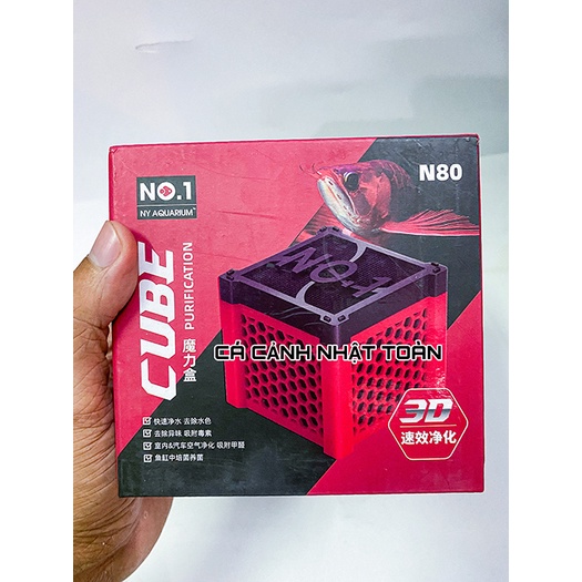 VẬT LIỆU LỌC KHỐI LẬP PHƯƠNG THAN HOẠT TÍNH NO1 CUBE NY AQUARIUM