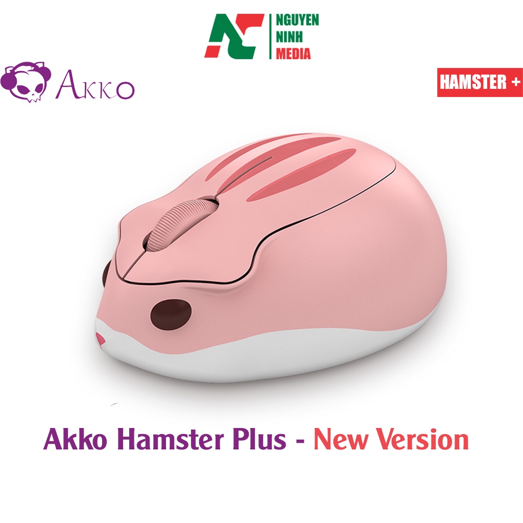 (Hàng Chính Hãng) Chuột không dây AKKO Hamster Plus - Hamster Wireless Mouse