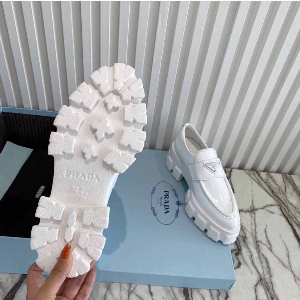 Mới Giày Lười Da Không Hộp Thời Trang Cho Nữ