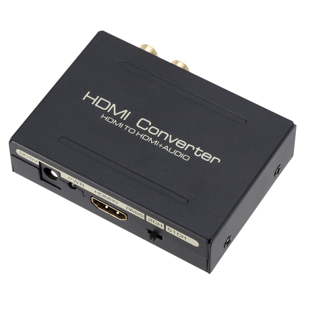 Bộ chia âm thanh HDMI / HDMI sang HDMI + Audio RCA Fiber Audio HD 1080P