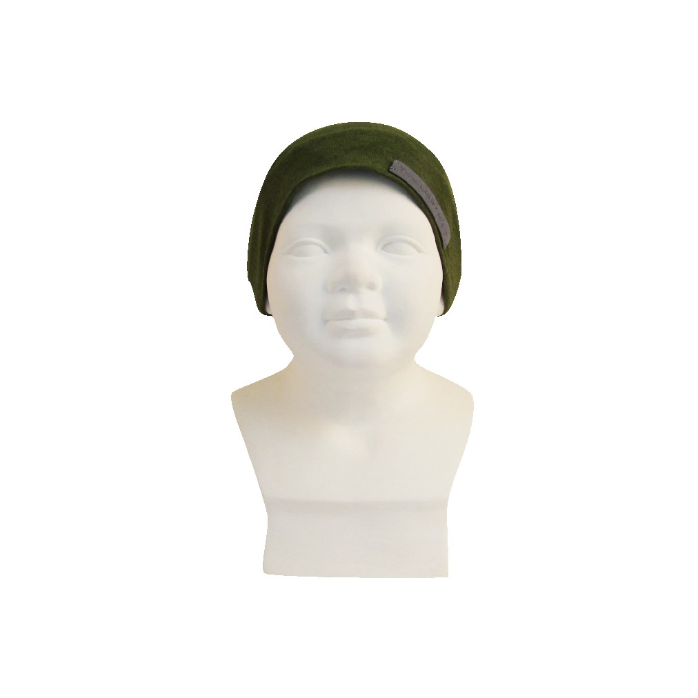 Khăn Khẩu Trang Trẻ em Yvette Libby N'guyen Paris - YVETTE GUARD, Màu Xanh Rêu, Cotton Melánge Co Giãn 4 Chiều