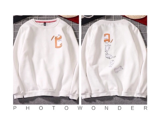 Áo nỉ sweater unisex chuột có bigsize đên 100kg | BigBuy360 - bigbuy360.vn