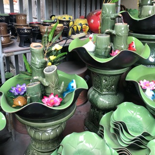 Bát sen thả hoa sz 23cm, 30cm