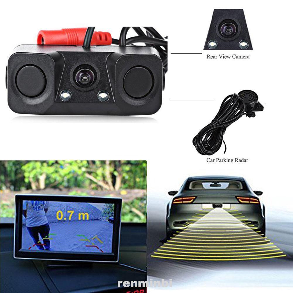 Camera lùi xe 3 trong 1 màu đen chống thấm nước
 | BigBuy360 - bigbuy360.vn