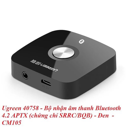 [Mã ELHACE giảm 4% đơn 300K] Bộ Thu Bluetooth 4.2 Cho Loa Và Amly UGREEN 40758 - Hàng Chính Hãng