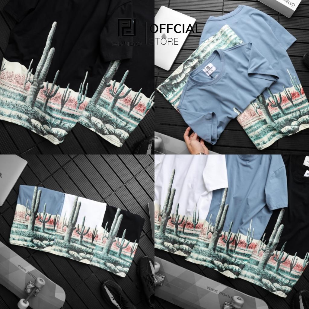 Áo thun nam unisex PUNDO tay ngắn 3 màu basic dễ phối, chất vải cotton thấm hút tốt, mịn PUNDO ATPD066