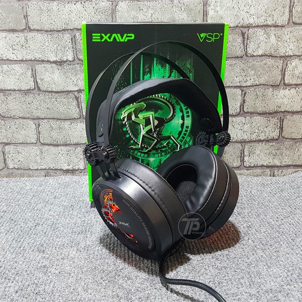 Tai Nghe Gaming Đèn LED Có Dây Headphone Chụp Tai Có Mic EXAVP EX610 - Tay Nghe Nhạc Máy Vi Tính PC Laptop Game Thủ