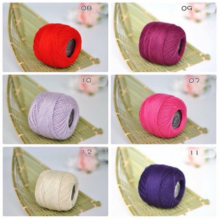 Sợi pearl cotton chuyên móc váy áo mùa hè thu