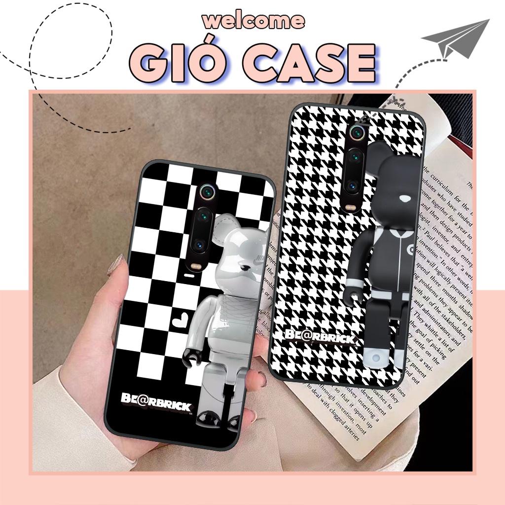 Ốp lưng Xiaomi K20/ K20 Pro/ K30/ K30 Pro/ Mi 9T hình Bear Brick, ốp cặp đôi dễ thương viền dẻo bảo vệ điện thoại