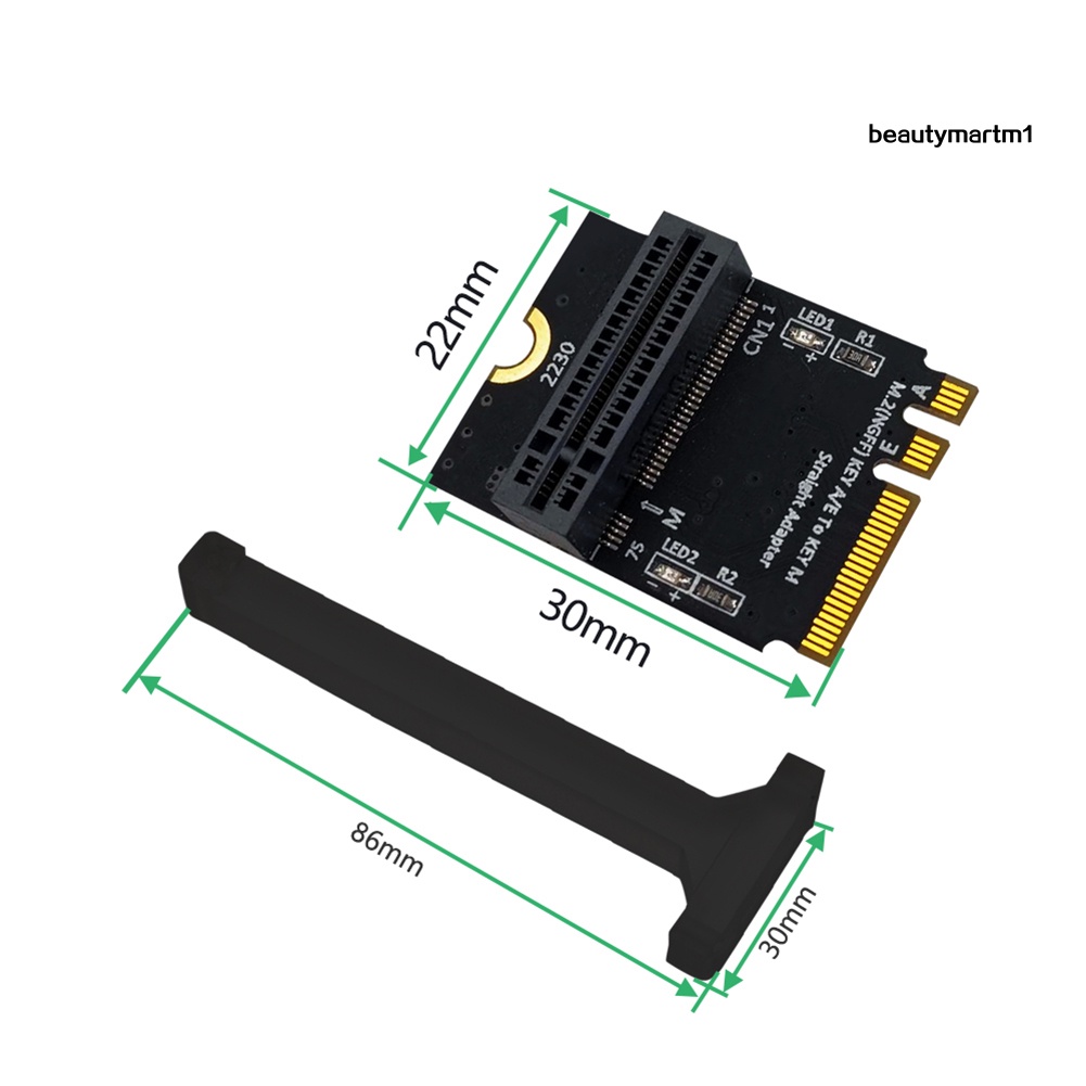 Bảng Mạch Chuyển Đổi Ngff Nvme Key A / E Sang Key M Ssd Có Đèn Led Hiển Thị | BigBuy360 - bigbuy360.vn