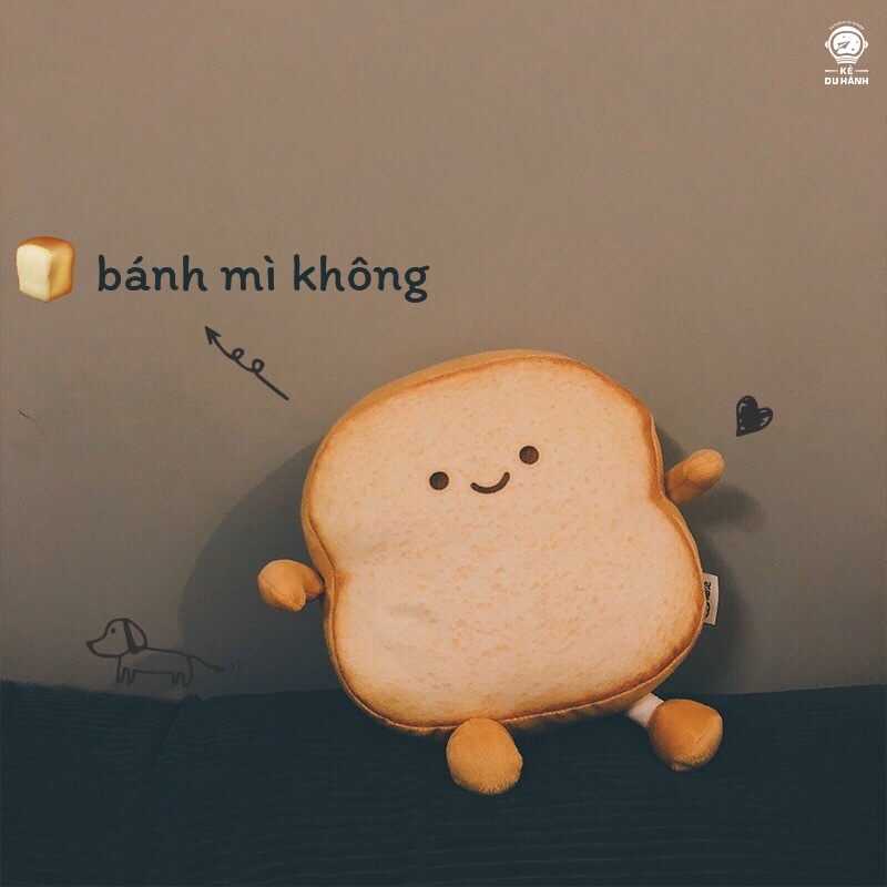 Gối ôm Kẻ du hành hình bánh mì dễ thương