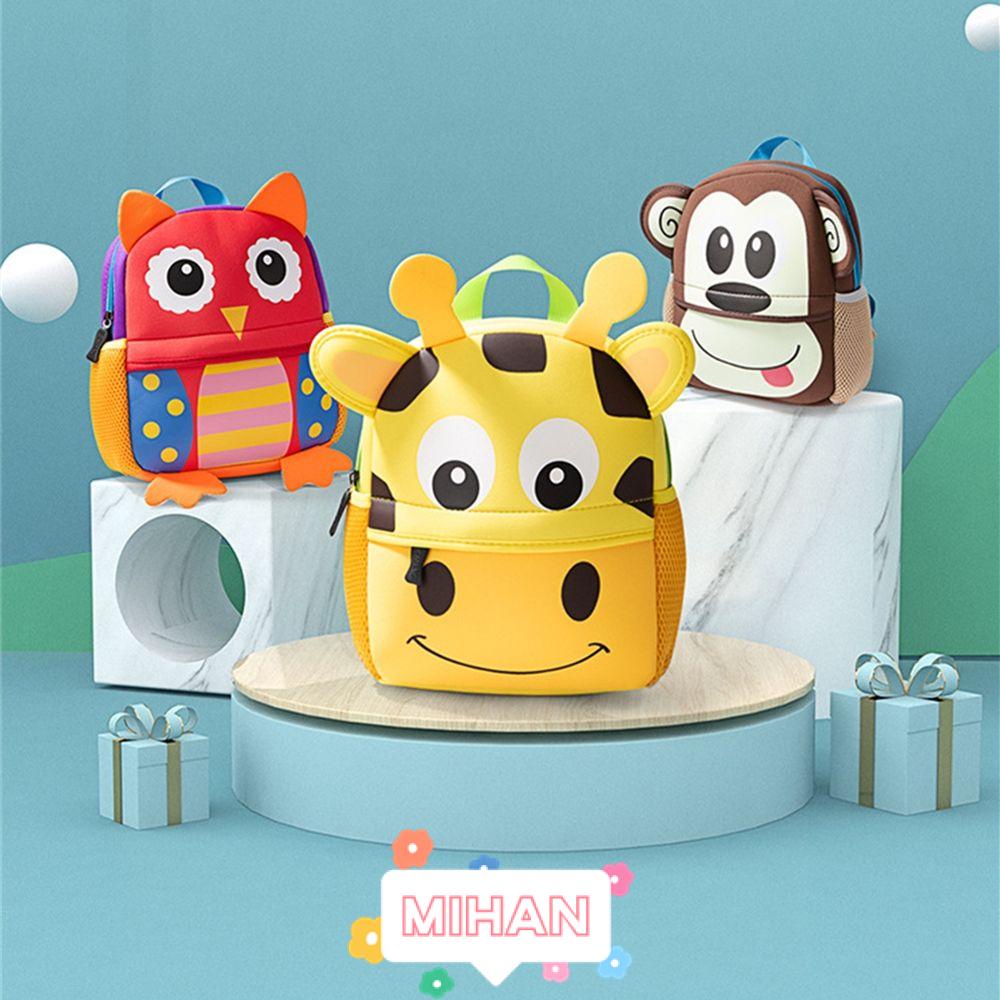 Balo Neoprene Họa Tiết Hoạt Hình MIHAN1 Dễ Thương Cho Bé Mẫu Giáo