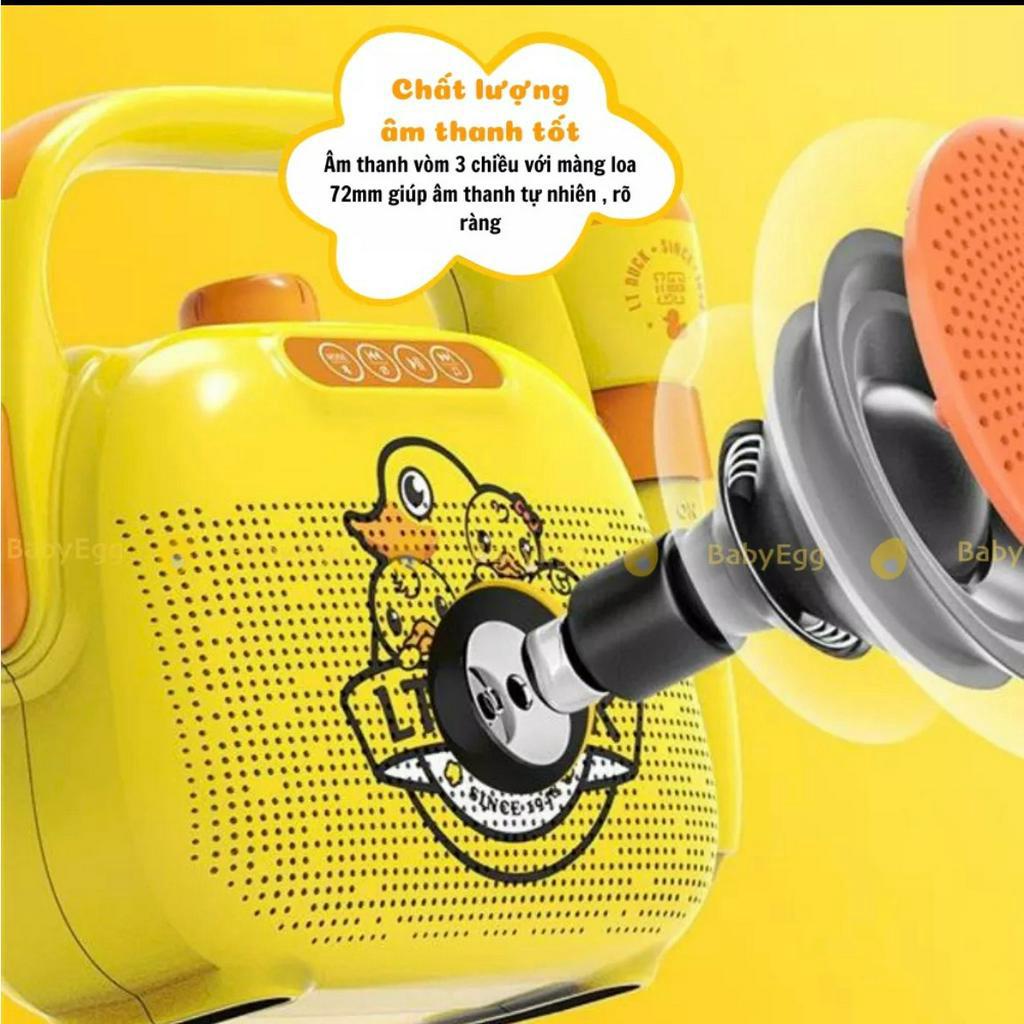 Bộ loa Micro chú vịt Duck hát karaoke cho bé