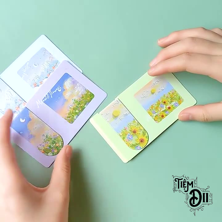 Thẻ Đánh Dấu Trang Sách Bookmark Họa Tiết Tranh Bích Họa Kẹp Sách Siêu Xinh