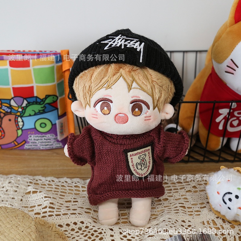 Áo len, khăn quàng cổ cho doll 20cm - Outfit doll 20cm - Quần áo búp bê