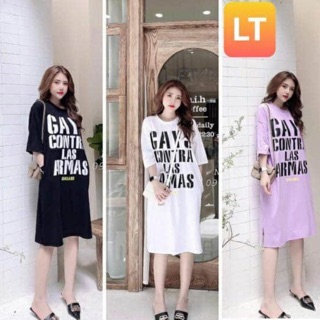 Đầm thun suông nhiều màu, Freesize từ 45-65kg, Đầm suông thun - Lollipopshop