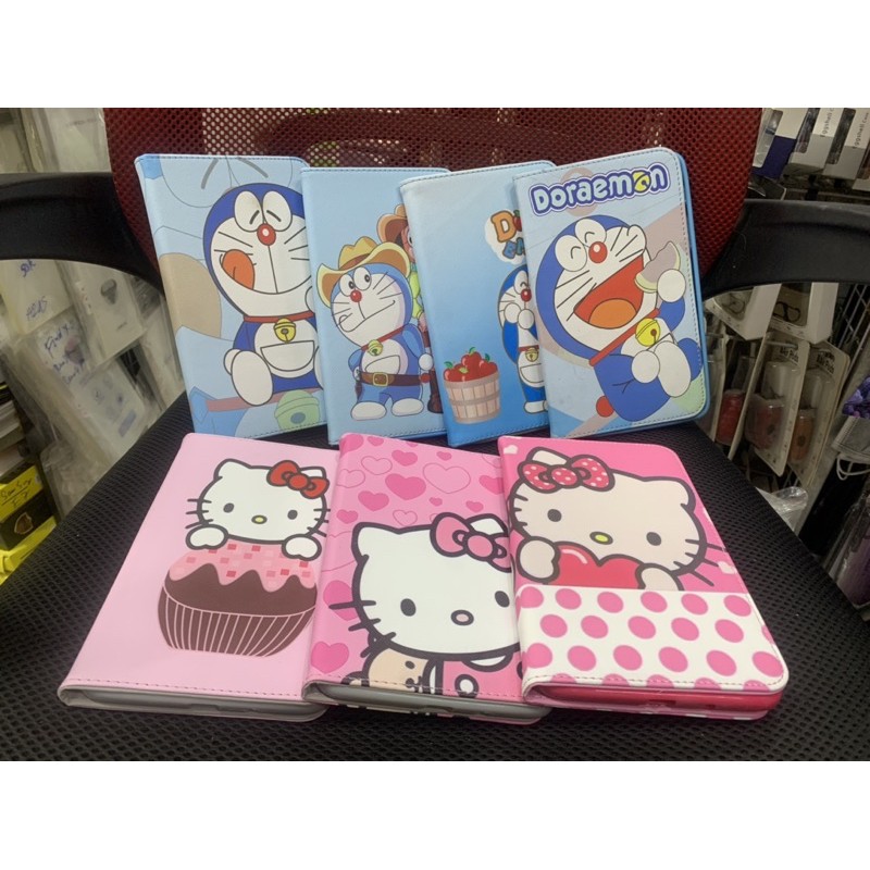 Bao da samsung Tab 4 T230 7inch dẻo hình kitty doremon