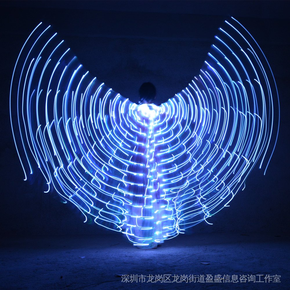 Đôi Cánh Bướm Gắn Đèn led Phát Sáng Cho Bé Biểu Diễn Múa Bụng