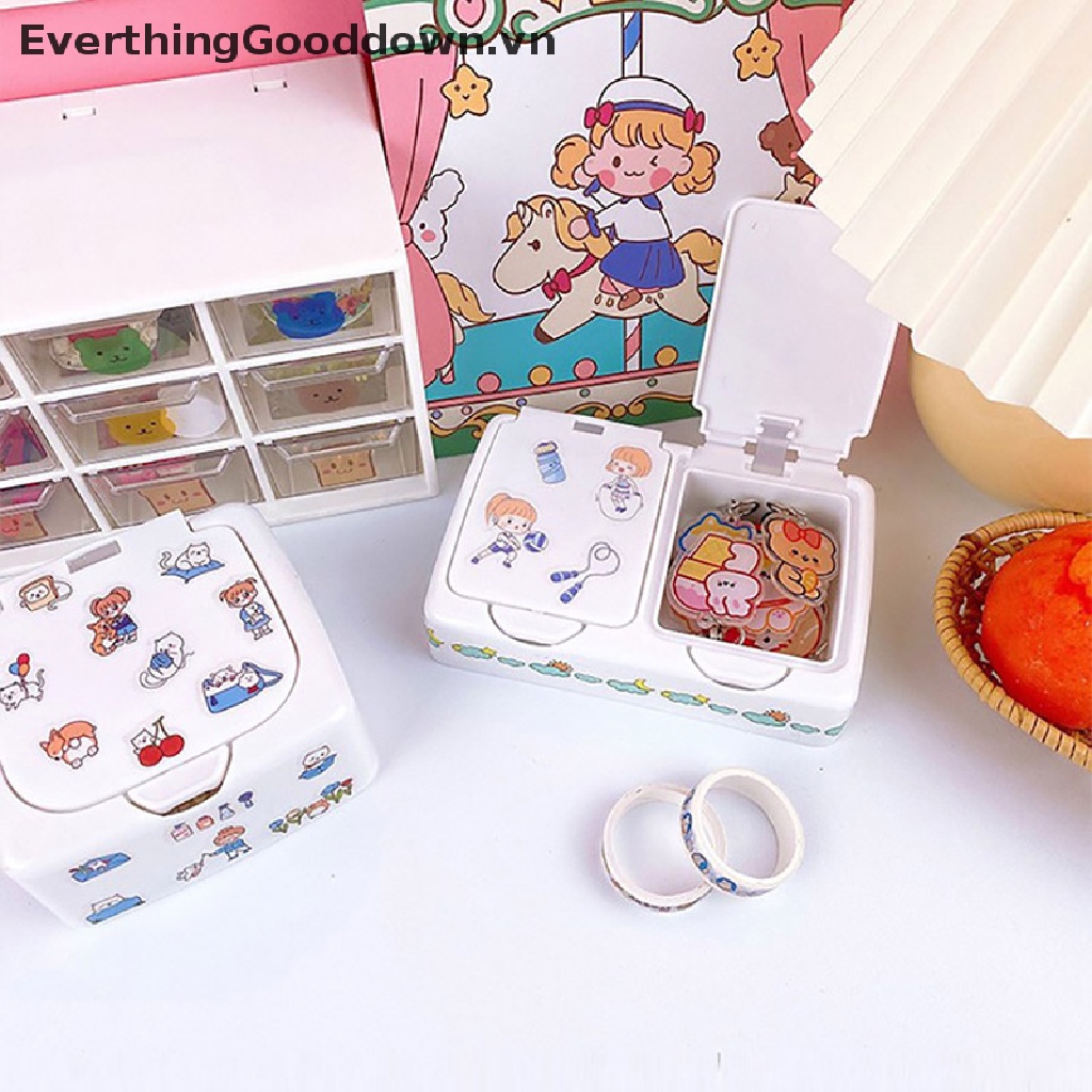 Hộp Đựng Trang Sức Để Bàn Có Nắp Bằng Nhựa Dễ Thương