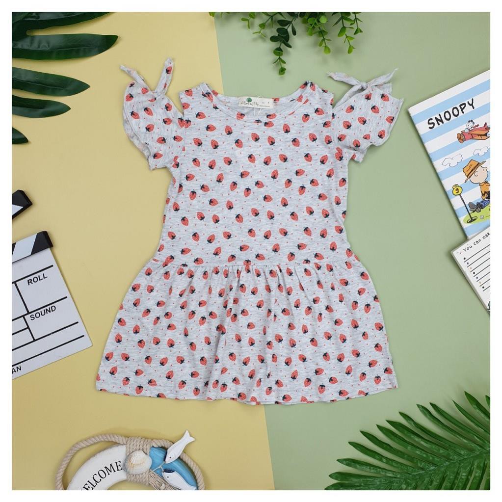 Váy bé gái chất cotton, đầm bé gái size 1-5 tuổi, đầm trẻ em SUNKIDS1 có nhiều màu