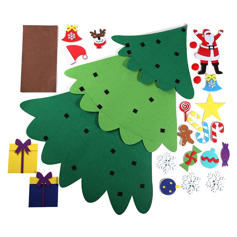 Christmas Supplies DIY Christmas Tree Children's Educational Toys Window Decoration Pendant