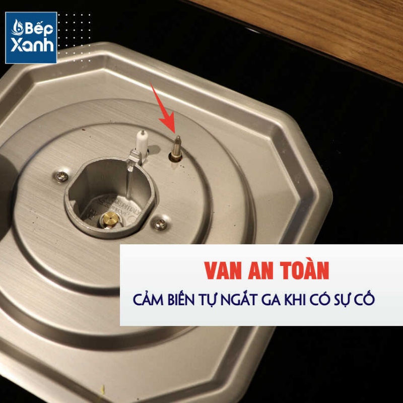 Bếp gas âm 3 gas Malloca AS 9603B - Hẹn giờ, Ngắt gas tự động