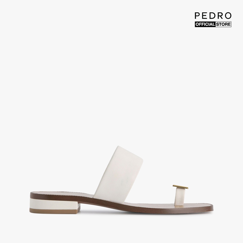 PEDRO - Giày sandals nữ xỏ ngón Gold Ornament Toe Loop PW1-66300076-41