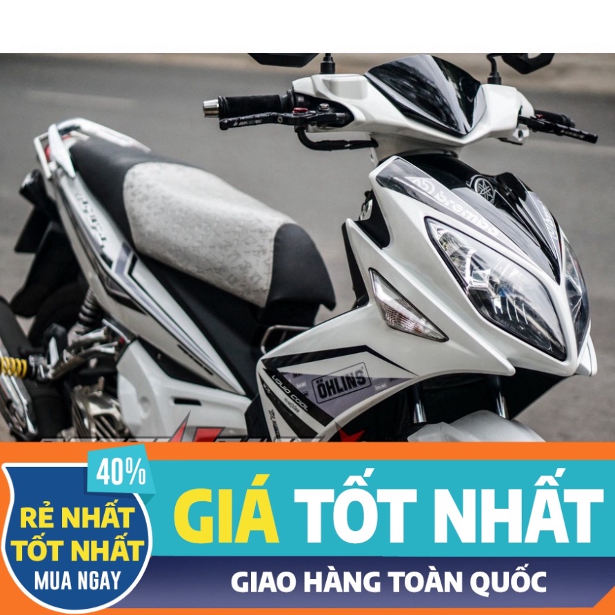 Gía sốc Tem trùm xe NOUVO LX BLACK WHITE đen trắng