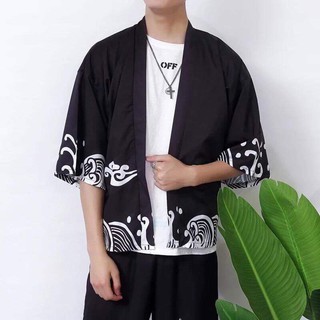 Áo khoác Yukata unisex nam nữ in đám mây - HÀNG SẴN ĐỦ SIZE