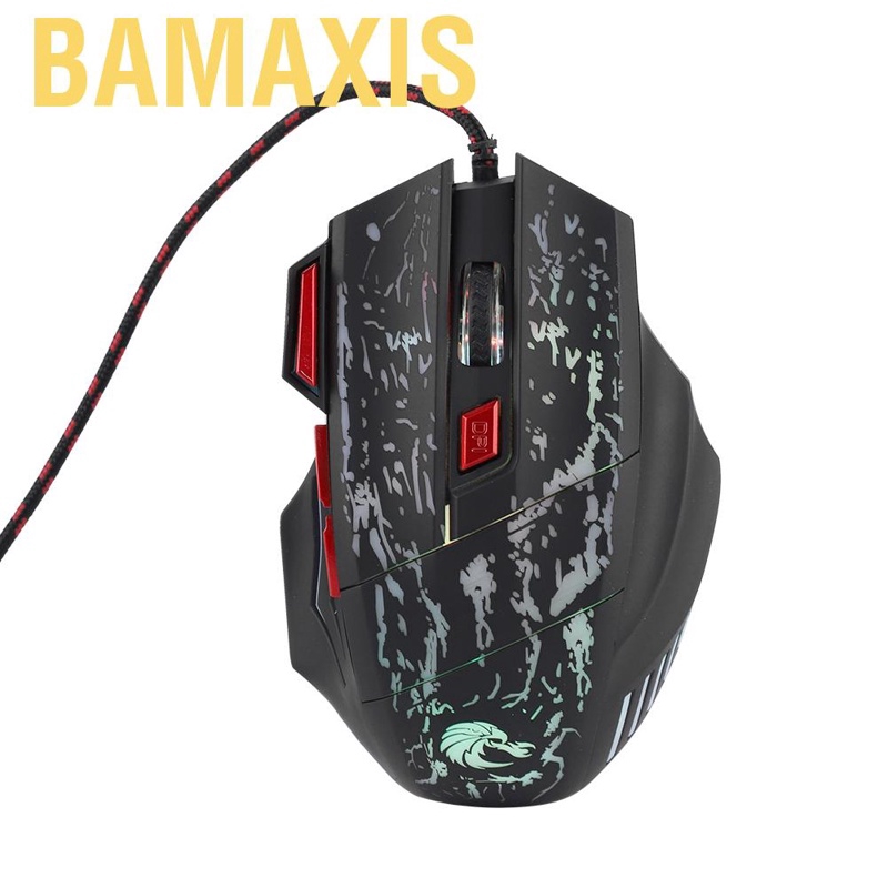 Chuột Quang Chơi Game Bamaxis Qinmei Hxsj 5-le 1000-5500dpi